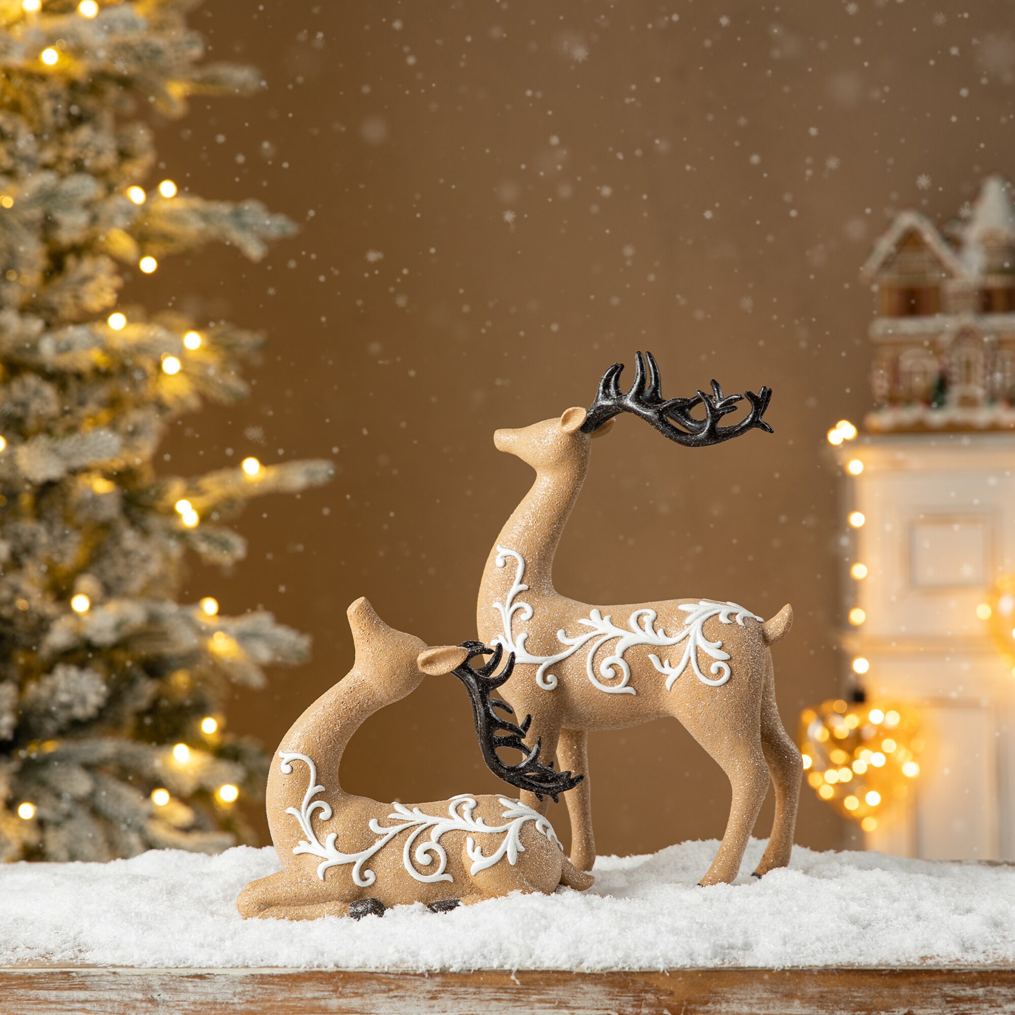 Glitzhome 2038500005 Table-Christmas-Decorations - View #6