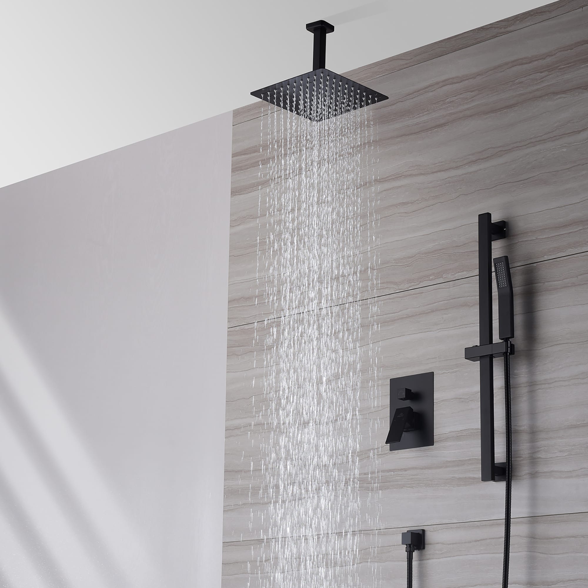 CASAINC M6627-B-10-MB Showerhead-Bar-Panels - View #3