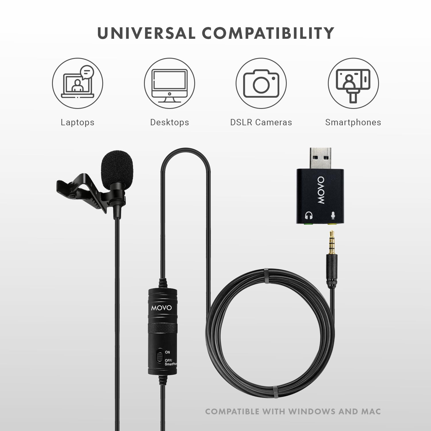 Movo BYM1-USB Smartphone-Camera-Accessories - View #3