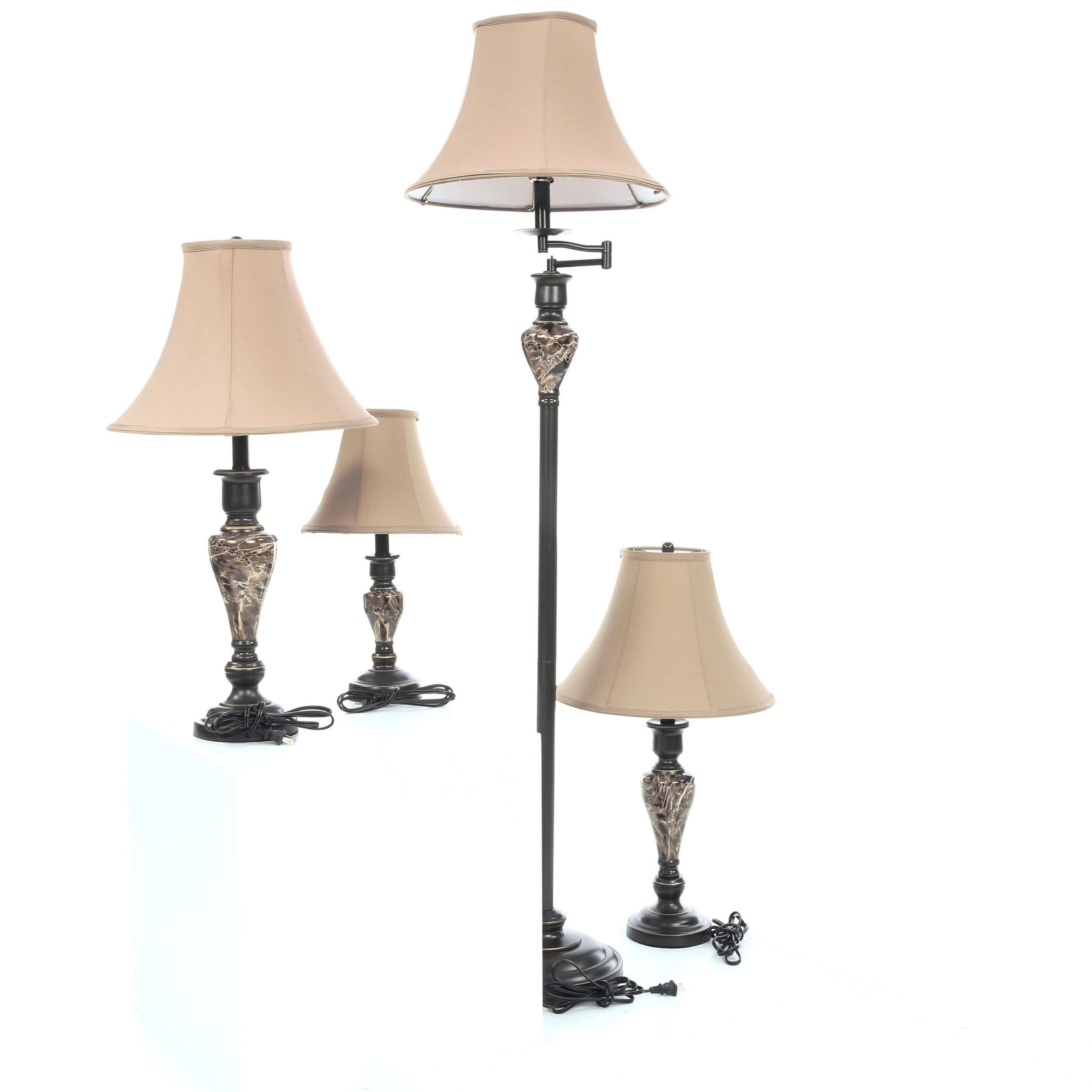 lowes 4 piece lamp set