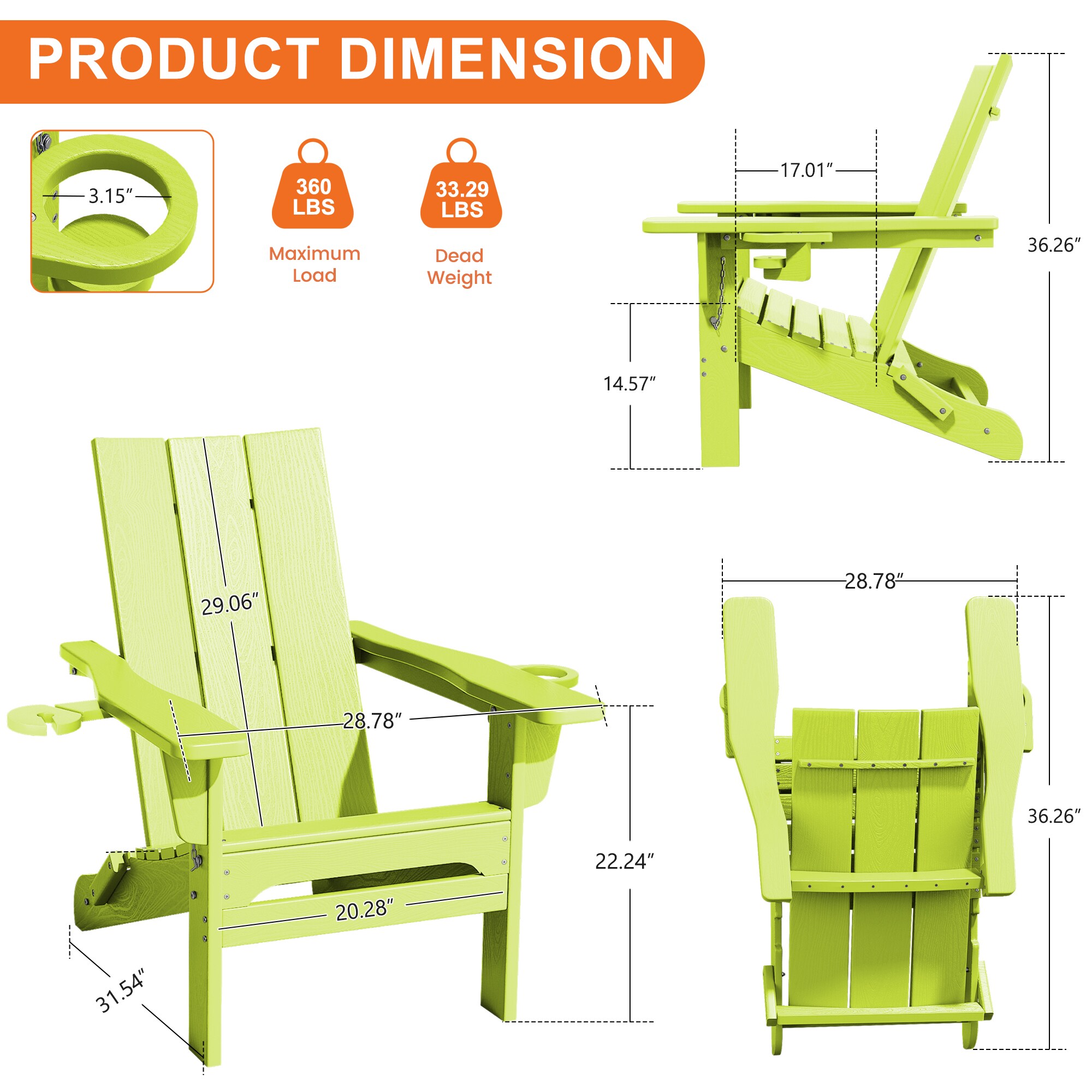 Serwall LS-BTHQ-AG Patio-Chairs - View #2