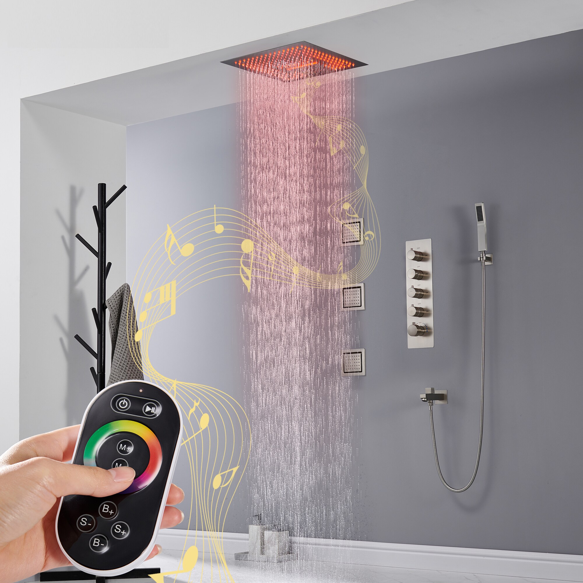Clihome RCH-BASST852G Showerhead-Bar-Panels - View #8