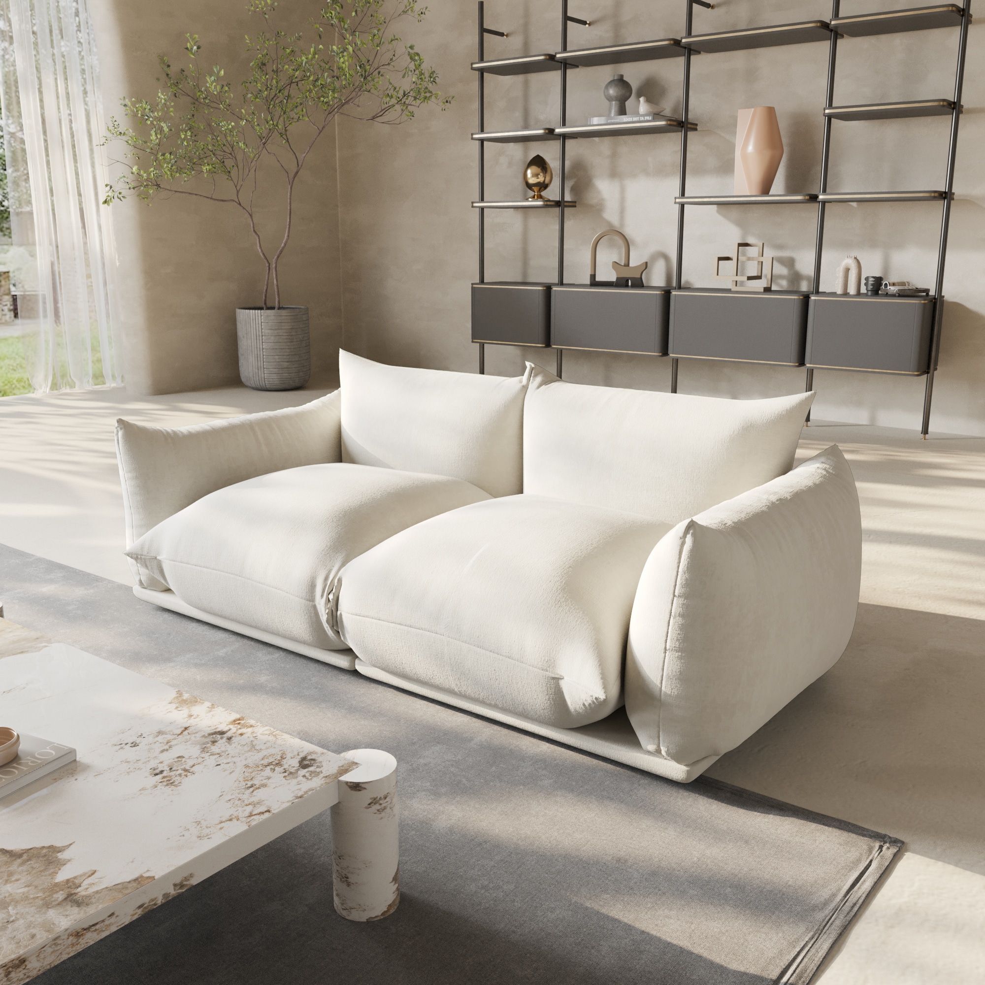 BuotiqHom DH-A-119BE-S2 Sofas-Loveseats - View #2