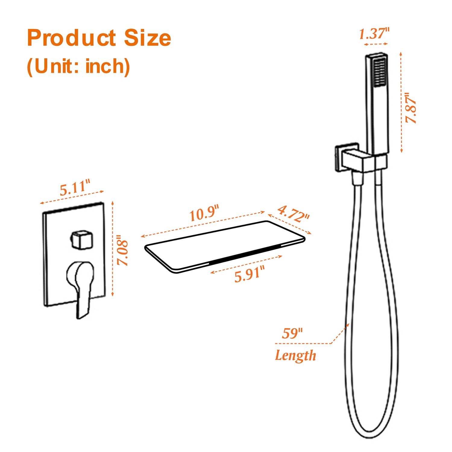 Cobbe LSSSSFJ0300B Roman-Tub-Faucets - View #11