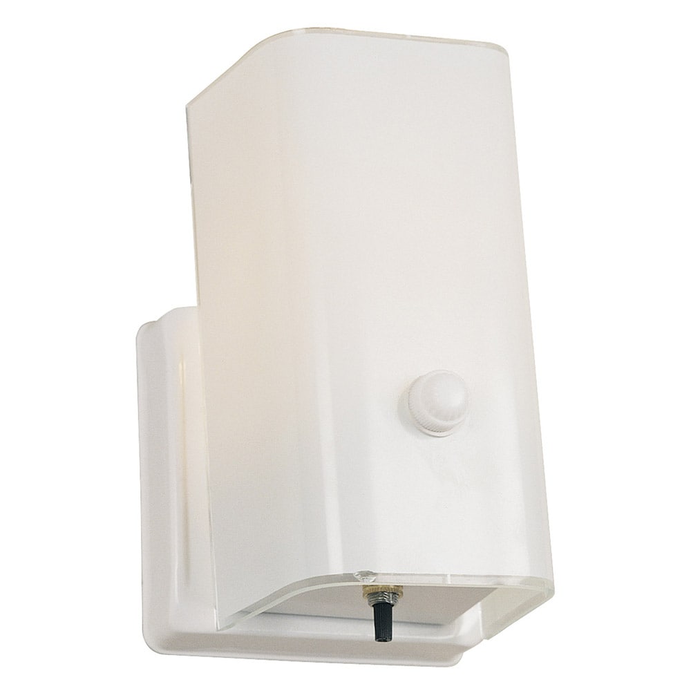 Design House 501130 4.5-in W 1 -Light White Wall Sconce