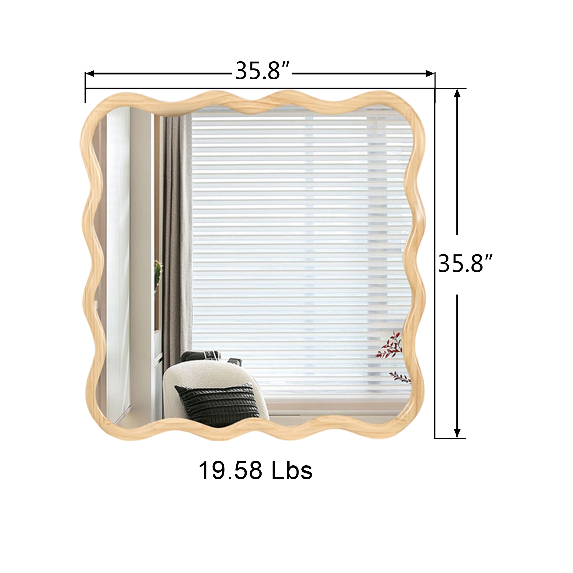 SINOFURN SYD240006GD Decor-Mirrors - View #4