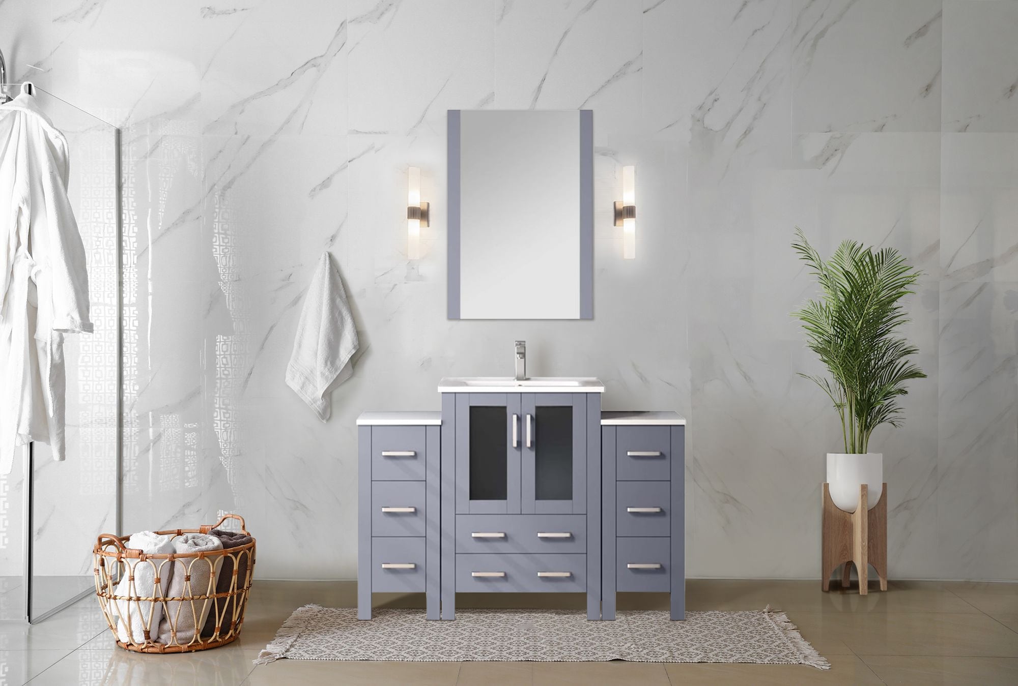 Lexora LV341848SBESM22 Bath-Vanity-Combo - View #3