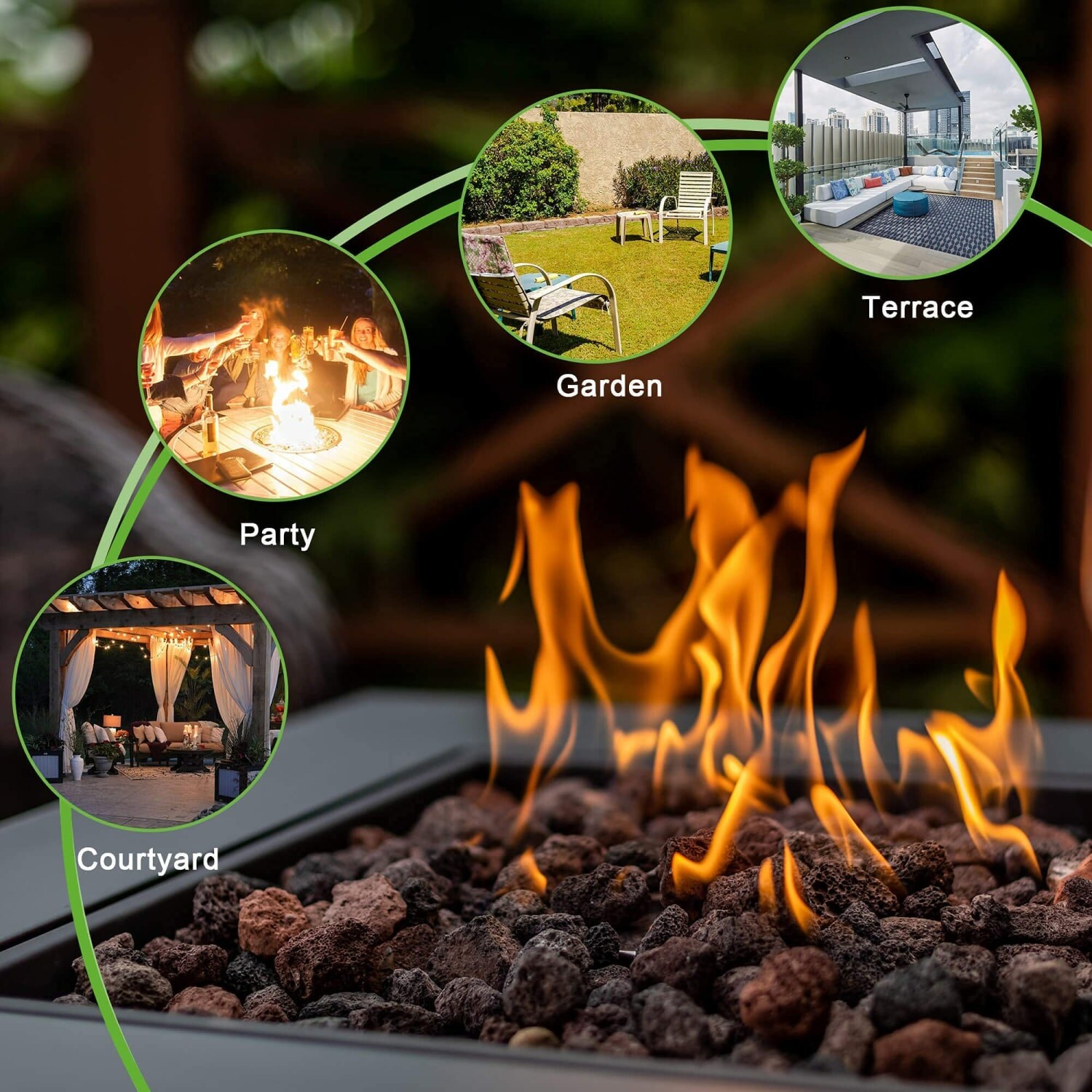 REIBII FXLS0605-511B35 Outdoor-Gas-Firepits - View #8
