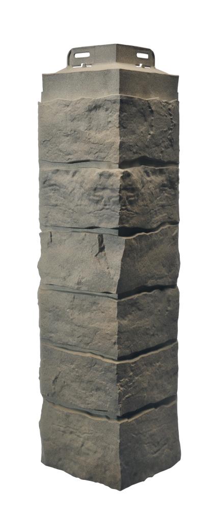 Novik 120140004 Stacked Stone Sk Corner Square feet Smoke Gray Faux stone veneer
