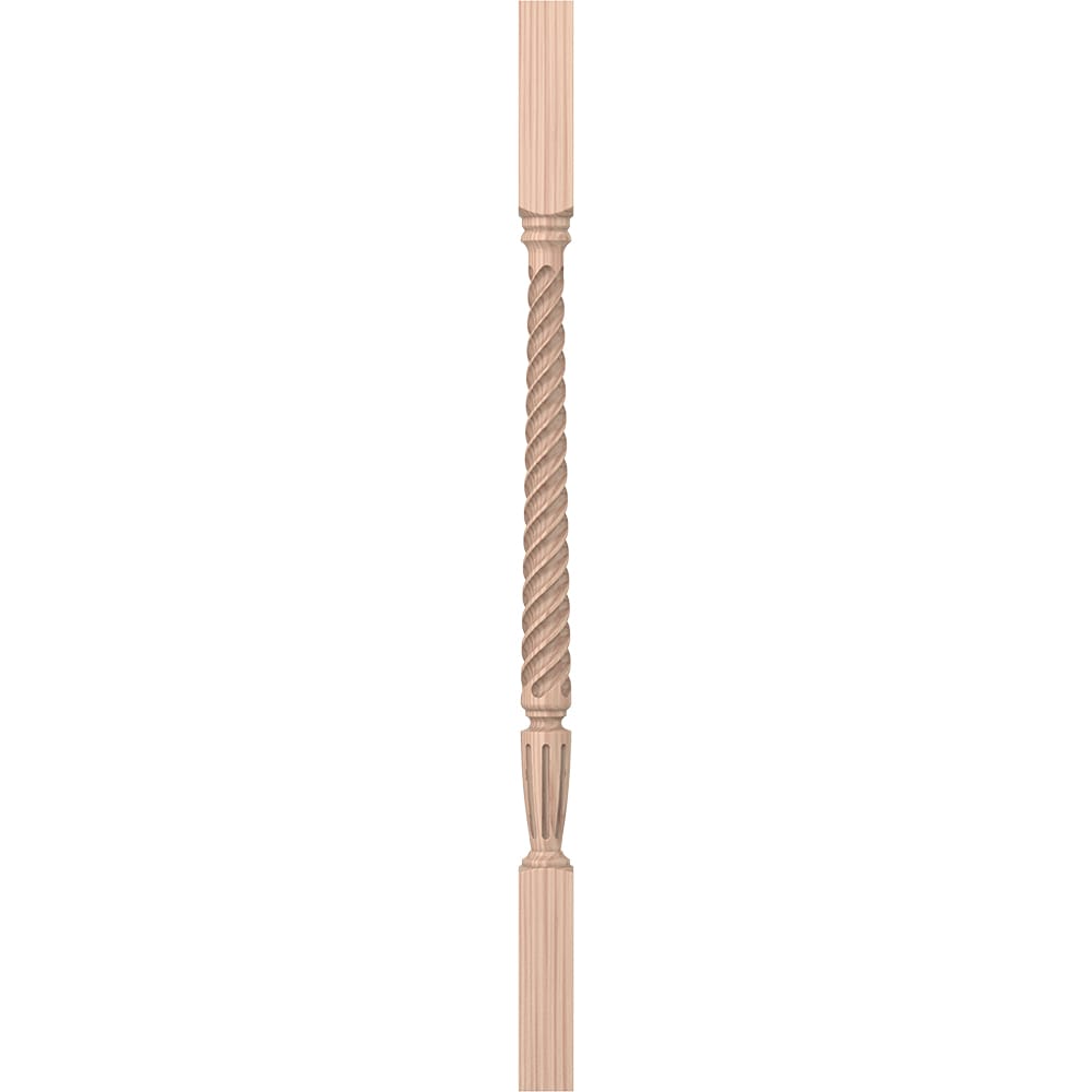 L.J. Smith Stair Systems LJT-2005-B 34 34-in x 1.75-in Unfinished Beechwood Square Top Stair Baluster
