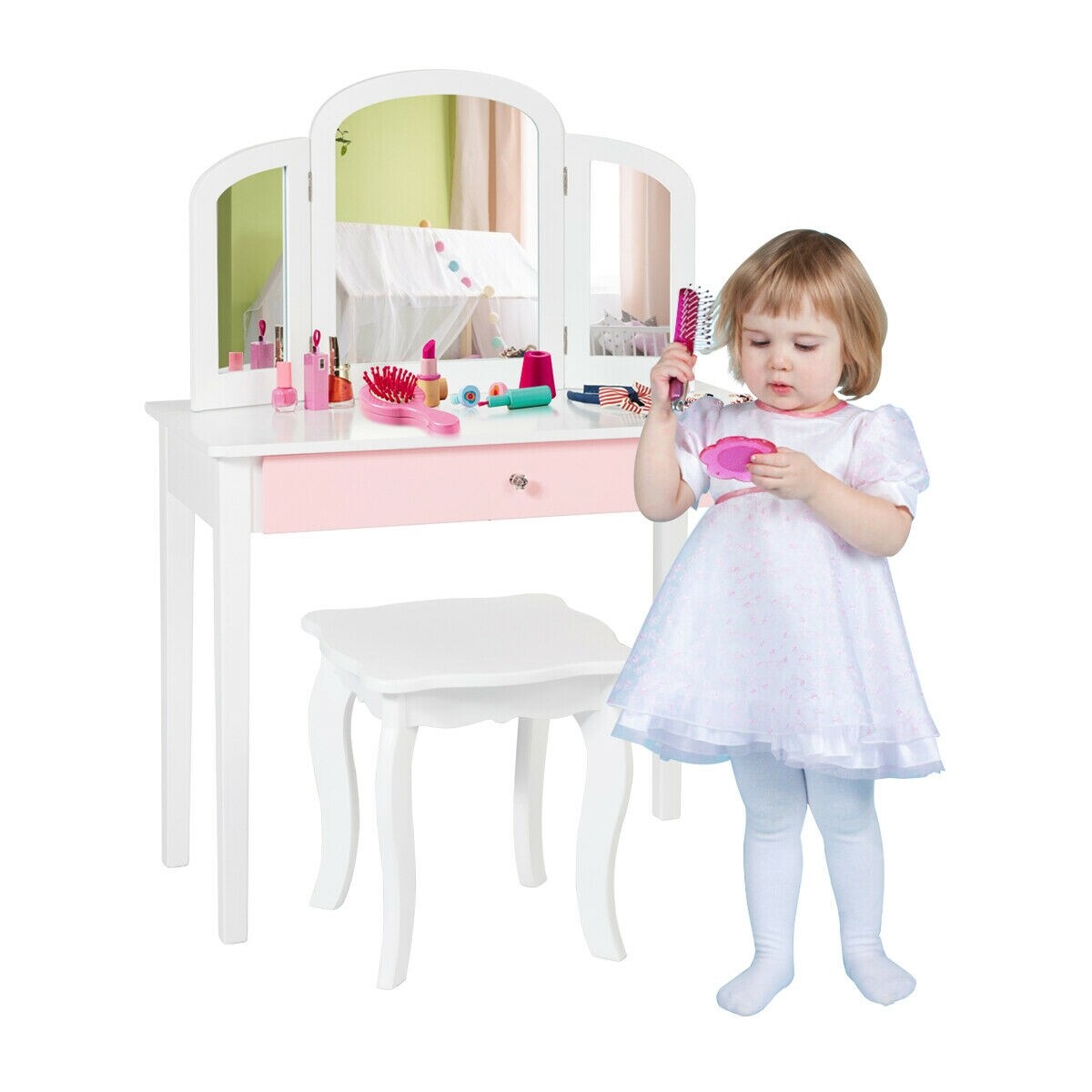 Slickblue D-CO-HW45346WH Bedroom-Vanities - View #2