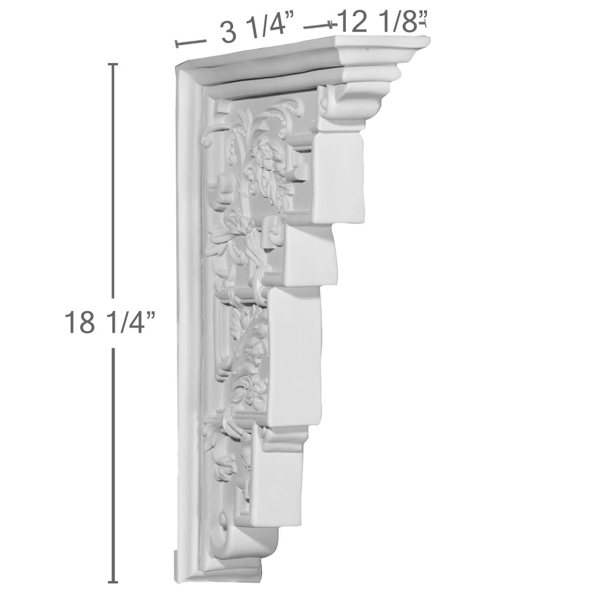 Ekena Millwork COR18X03X12GE corbels - View #2
