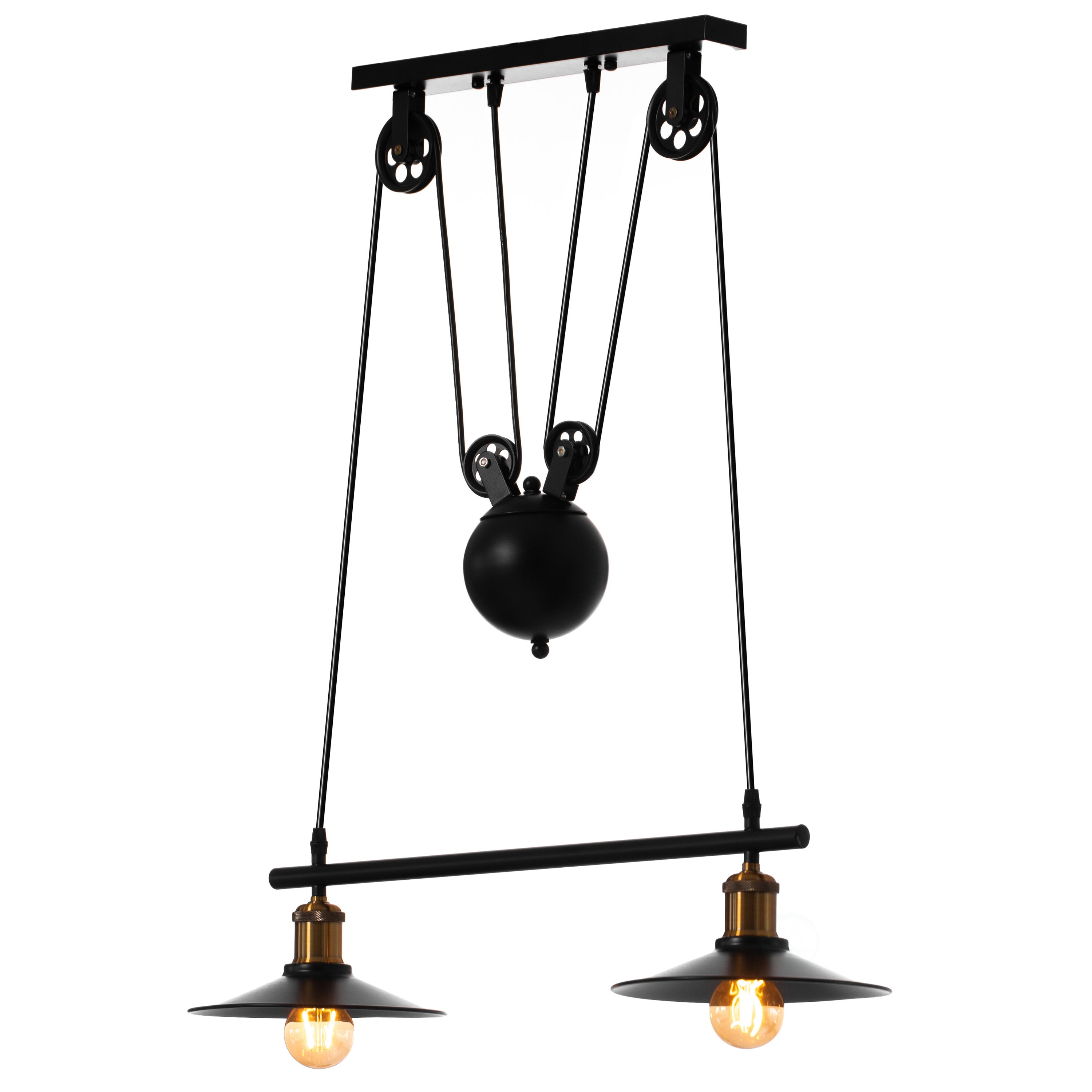 Quickway Imports QI004572 1 -Light Black Modern/contemporary For Use in Bedrooms, Dining Rooms, Foyers, Kitchens, Living Rooms Chandelier