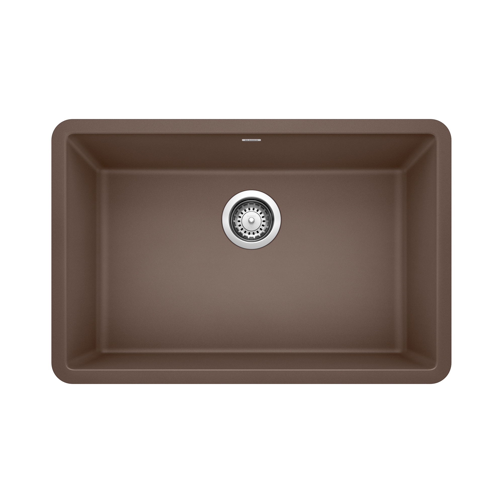 BLANCO 522433 Precis Silgranit Undermount 26.81-in x 17.75-in Granite Single bowl Kitchen Sink