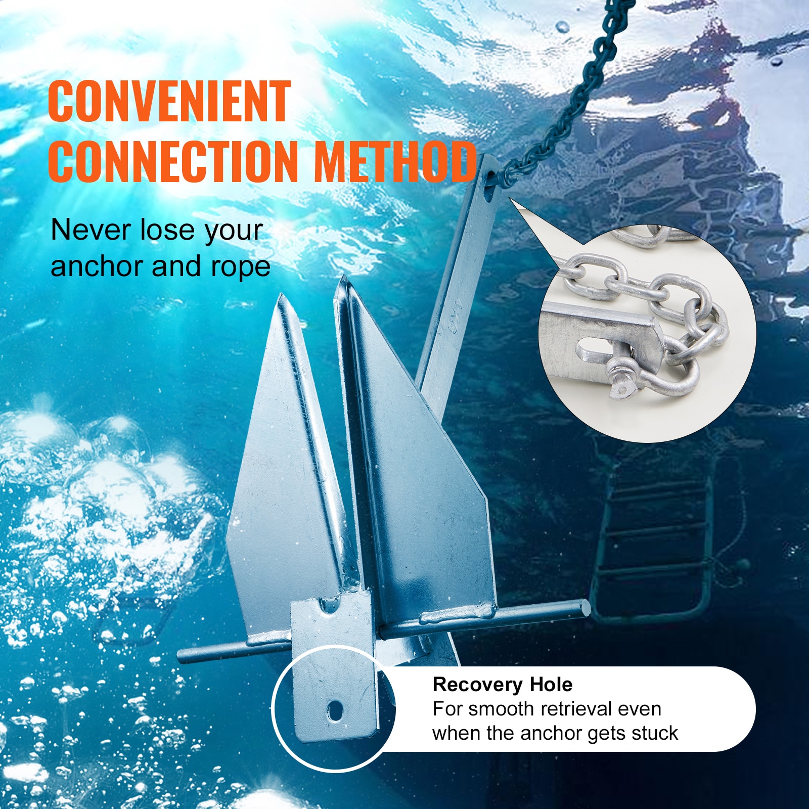 VEVOR FLKMYJTDXG136W8VGV0 Boat-Anchors - View #4