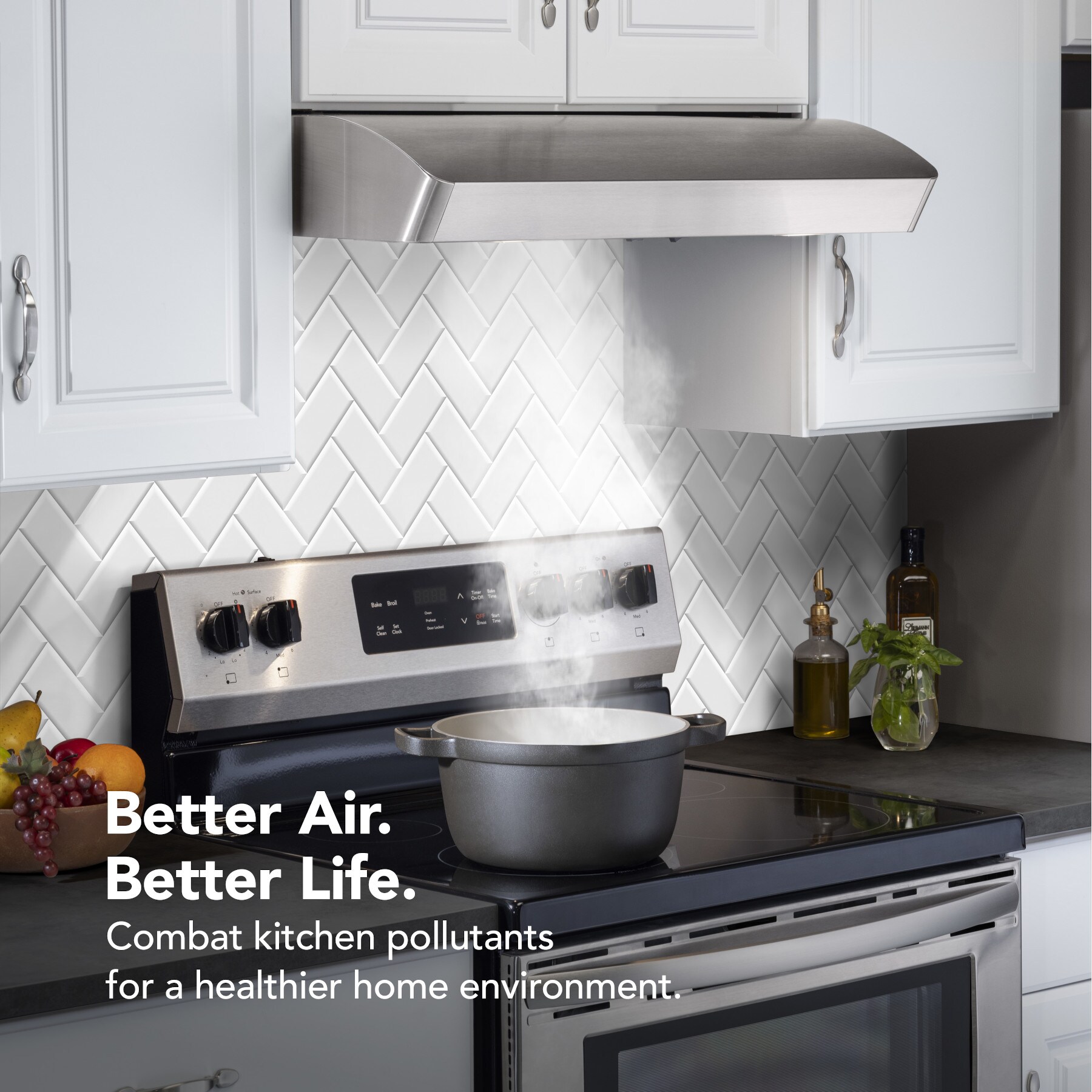 Broan 30-in 375-CFM Convertible Stainless Steel Under Cabinet Range Hoods Undercabinet Mount