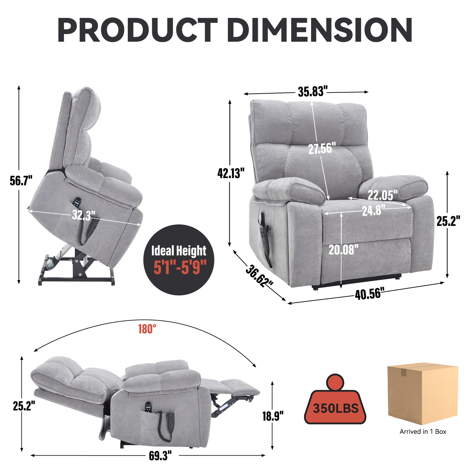 Mondawe MD-TP59AAE recliners - View #9