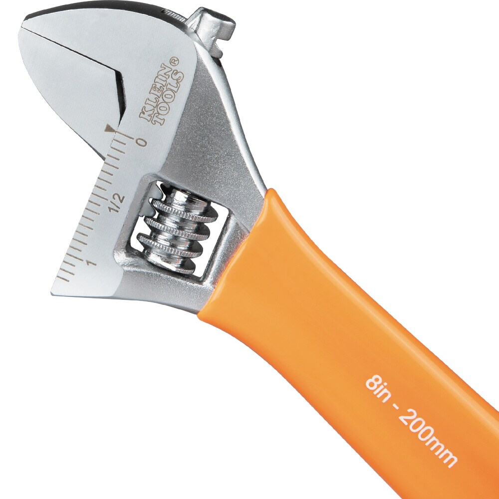 Klein Tools Extra Capacity 8-in Adjustable Wrench O5078 at