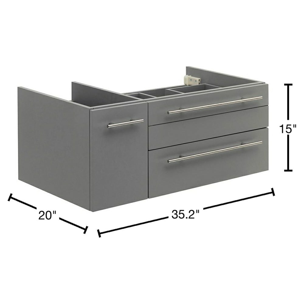 Fresca FCB6136GR-VSL-R vanities - View #9
