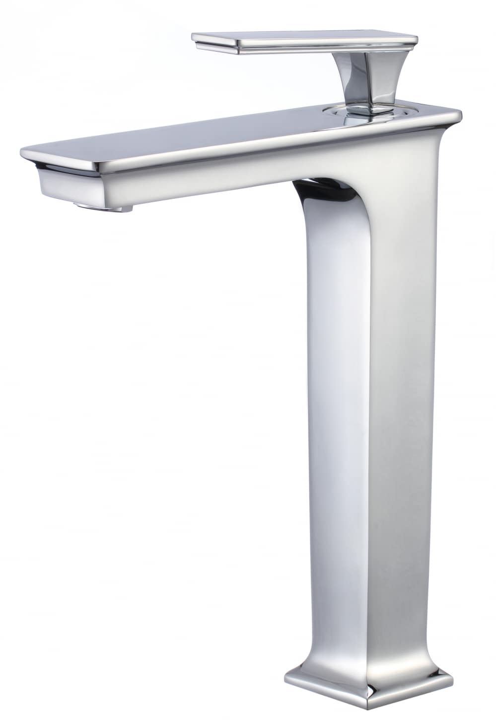 American Imaginations AI-16751 Dante Grande Chrome 1-handle Vessel WaterSense Mid-arc Bathroom Sink Faucet