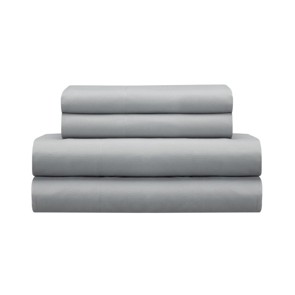 WestPoint Home Lemon Tree 2 Pack Twin Polyester Gray Bed Sheet at