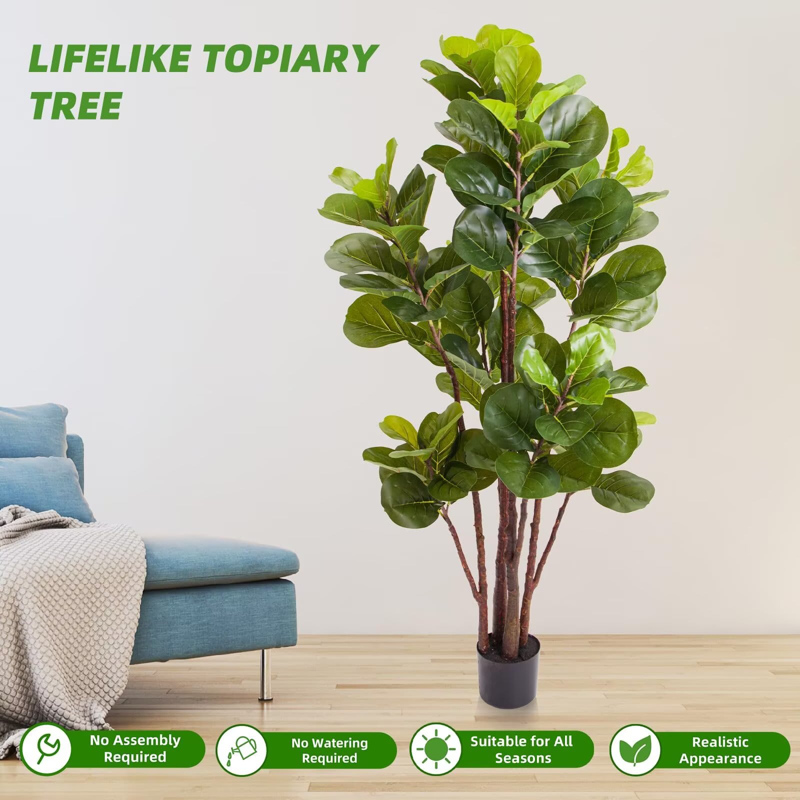 Qeetex JXNAG-PHO-10PYGSFO Artificial-Plants-Trees - View #2