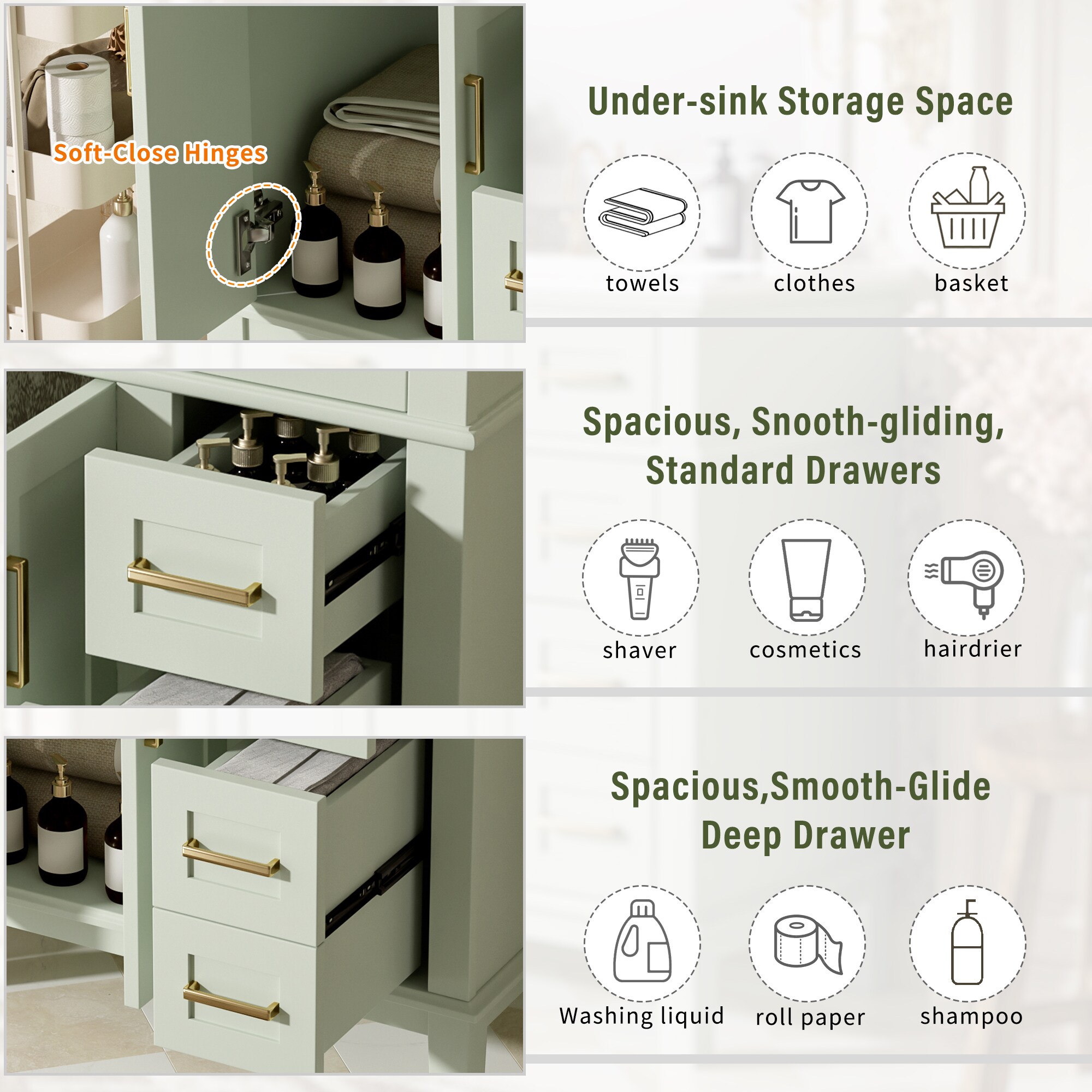 Tatayosi XH-76610F Bath-Vanity-Combo - View #10