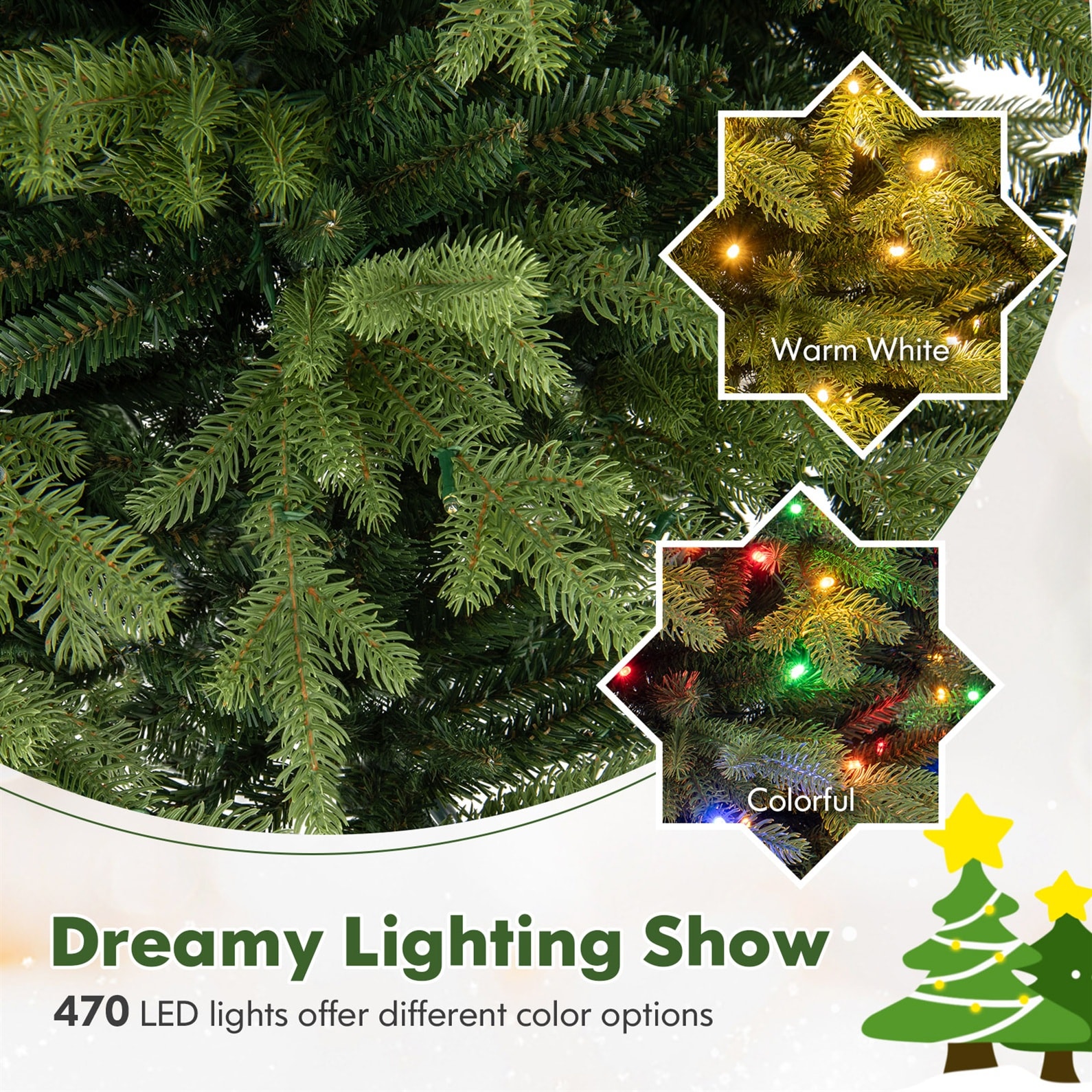 LIVIZA HYJN24525US Artificial-Christmas-Trees - View #5