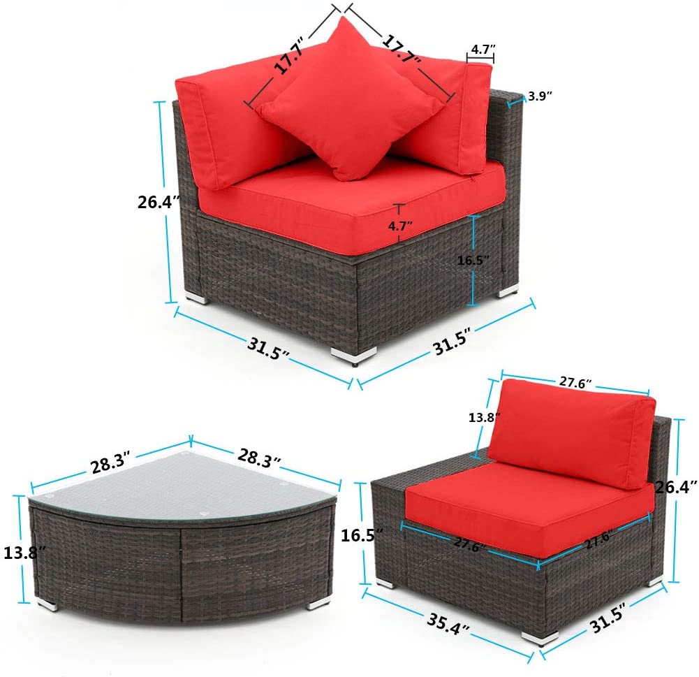 Tribesigns HOXK6-BNRD Patio-Sofas-Daybeds - View #7
