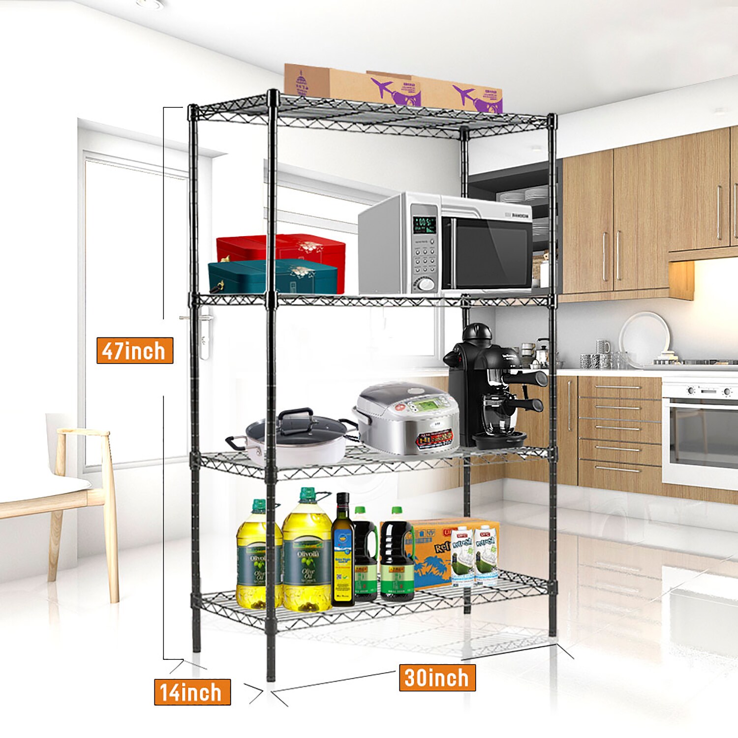 EFINE RL200-4 Free-Standing-Shelving - View #8