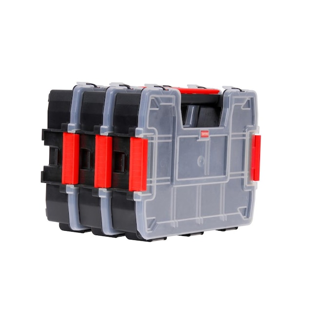 CRAFTSMAN 3-Pack 10-Compartment Plastic Small Parts Organizer in