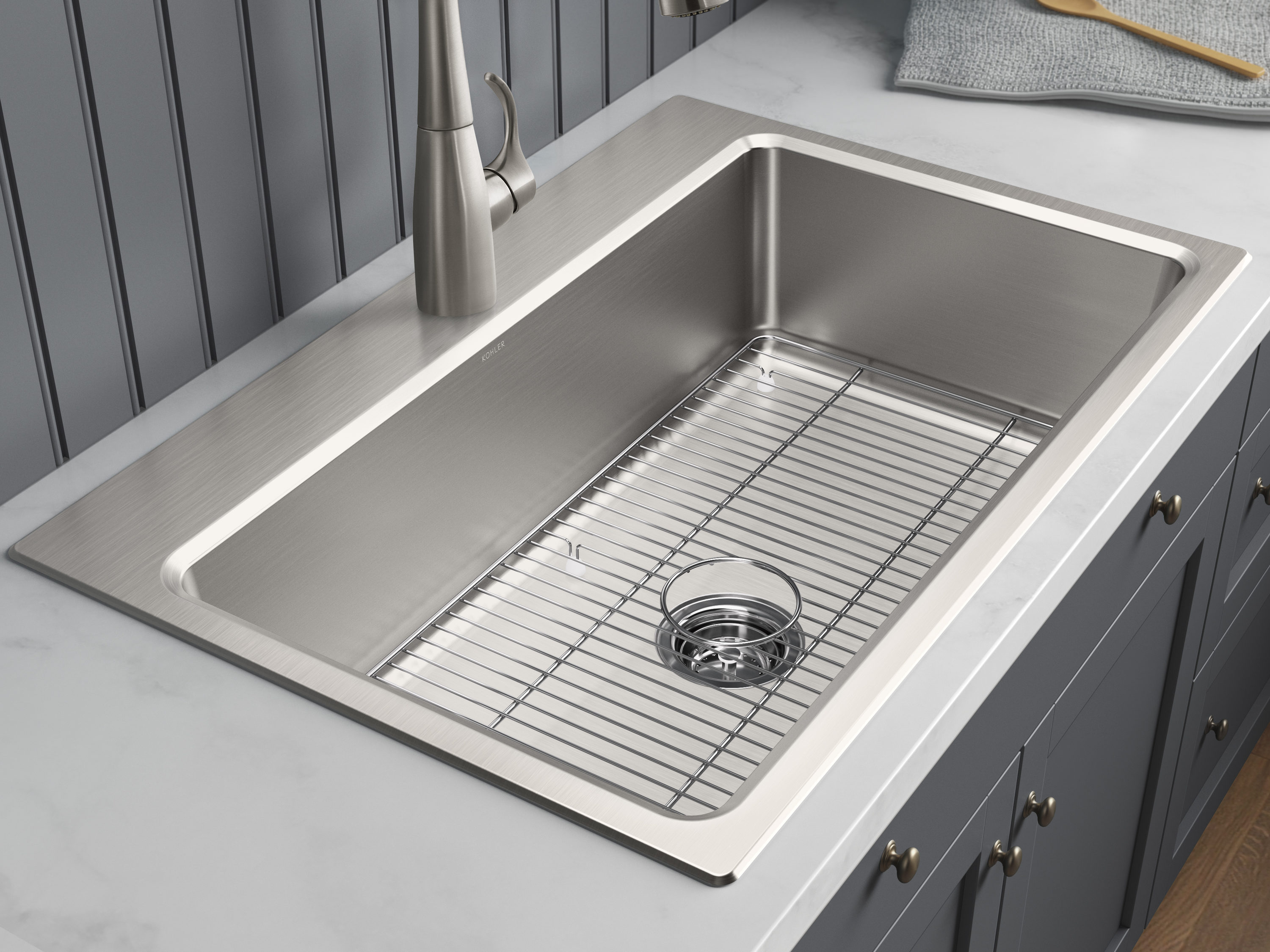 Kohler Prologue Dual Mount 33 In X 22 In Stainless Steel Single Bowl 1