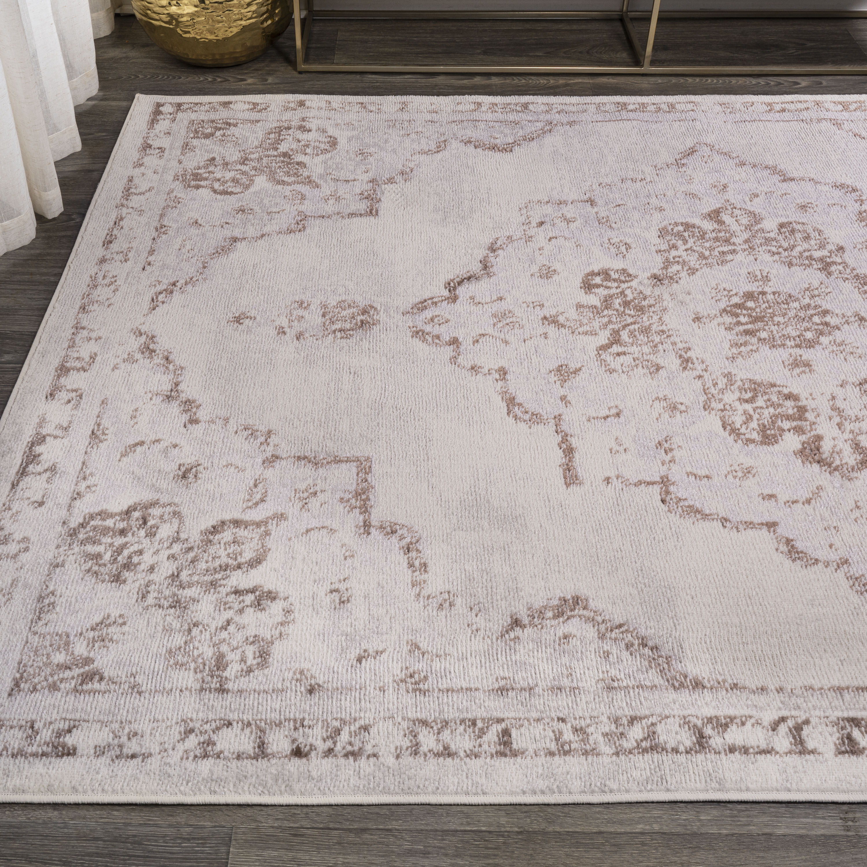 Reversible Red Synthetic Rectangular Easy Care Area Rug
