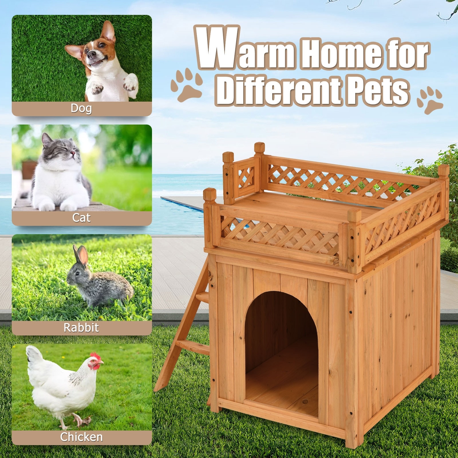 Forclover CJW-PH7391 Dog-Houses - View #7