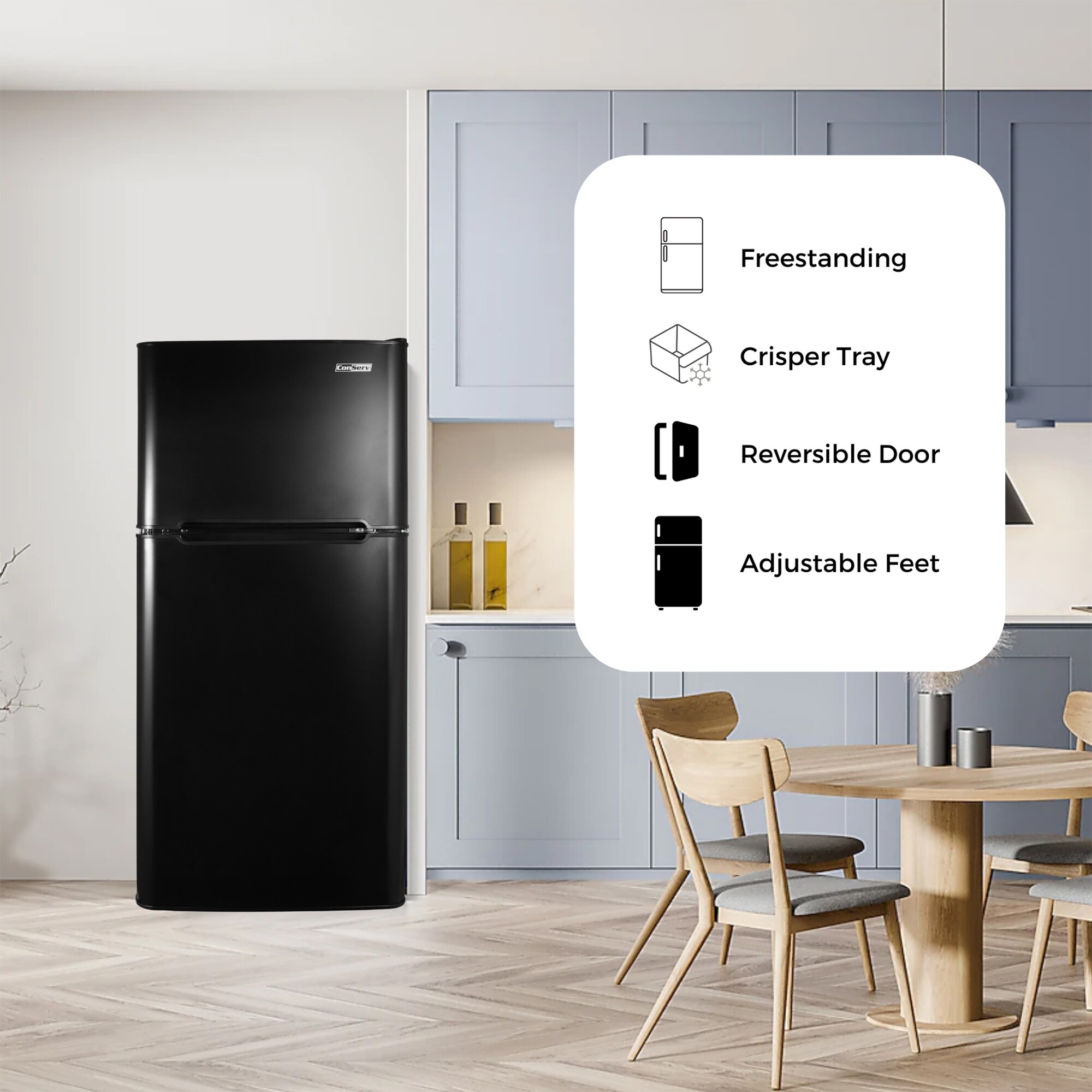 4.5 Cu. Ft. Capacity ENERGY STAR® Qualified Compact Refrigerator, Black