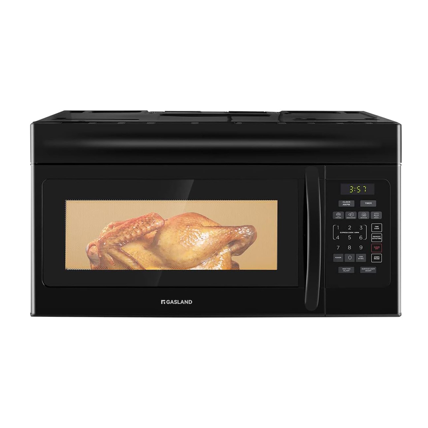 GASLAND OTR1603BN 1.6-cu ft Low Profile 29.9-in Over-the-Range Microwave ( Black )
