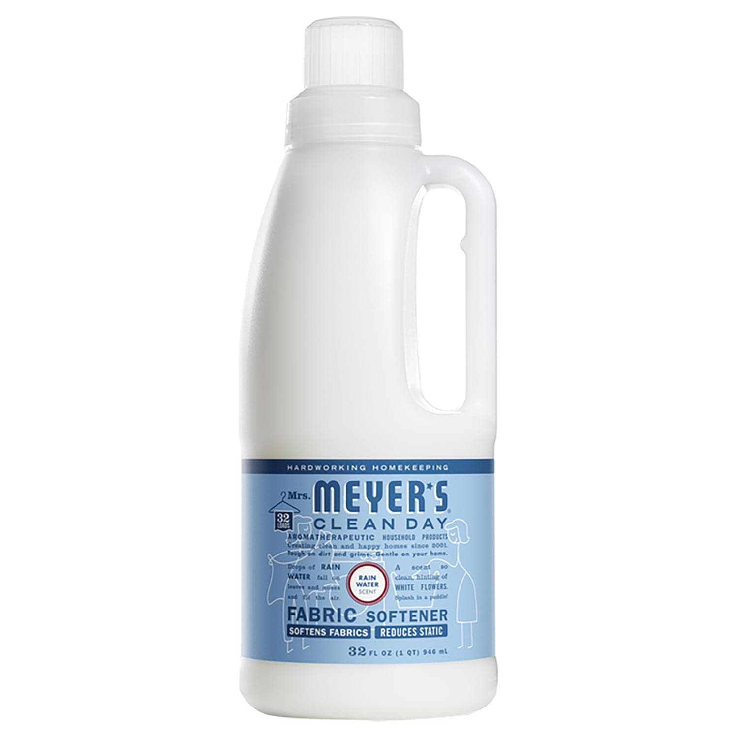 Mrs. Meyer's Clean Day  Rain Water Scent Fabric Softener Liquid 32 oz 1 pk
