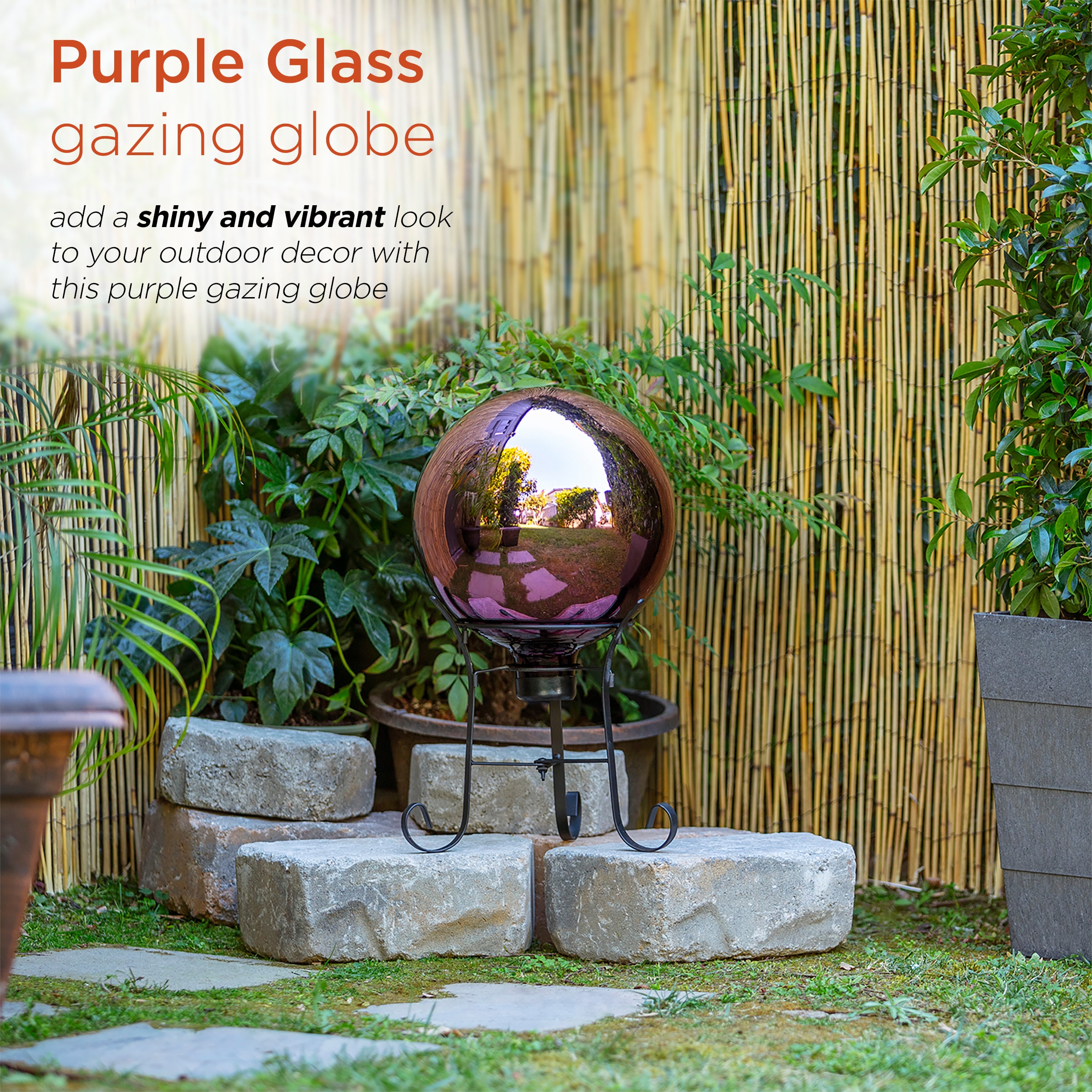 Alpine Corporation GLB292PL Gazing-Ball-Stand - View #4