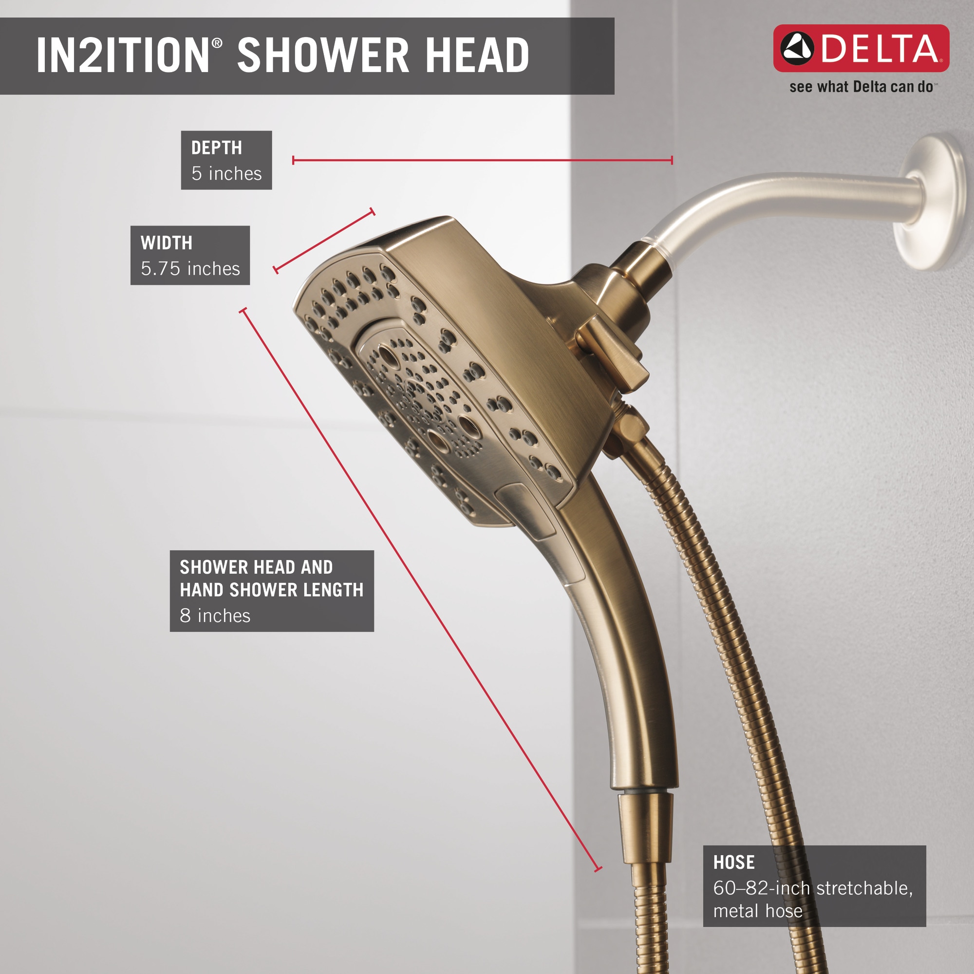 Delta 58474-CZ25 Fixed-Showerhead - View #5