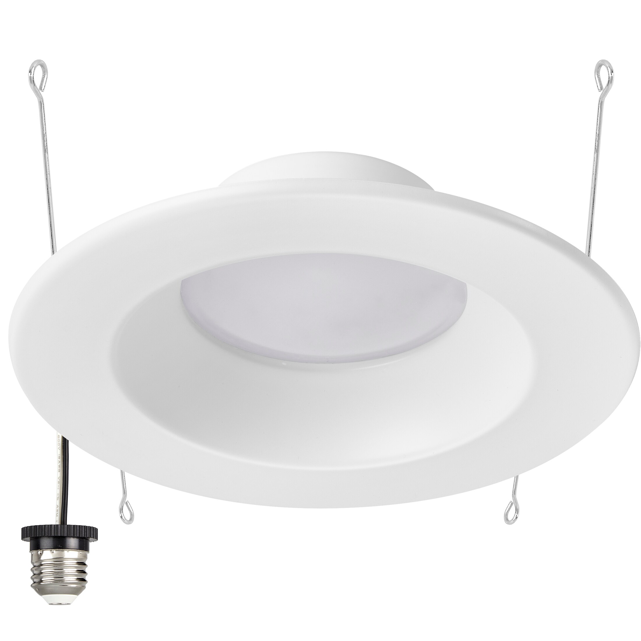 Luvoni 6-Inch White LED Smart Downlight with WiFi