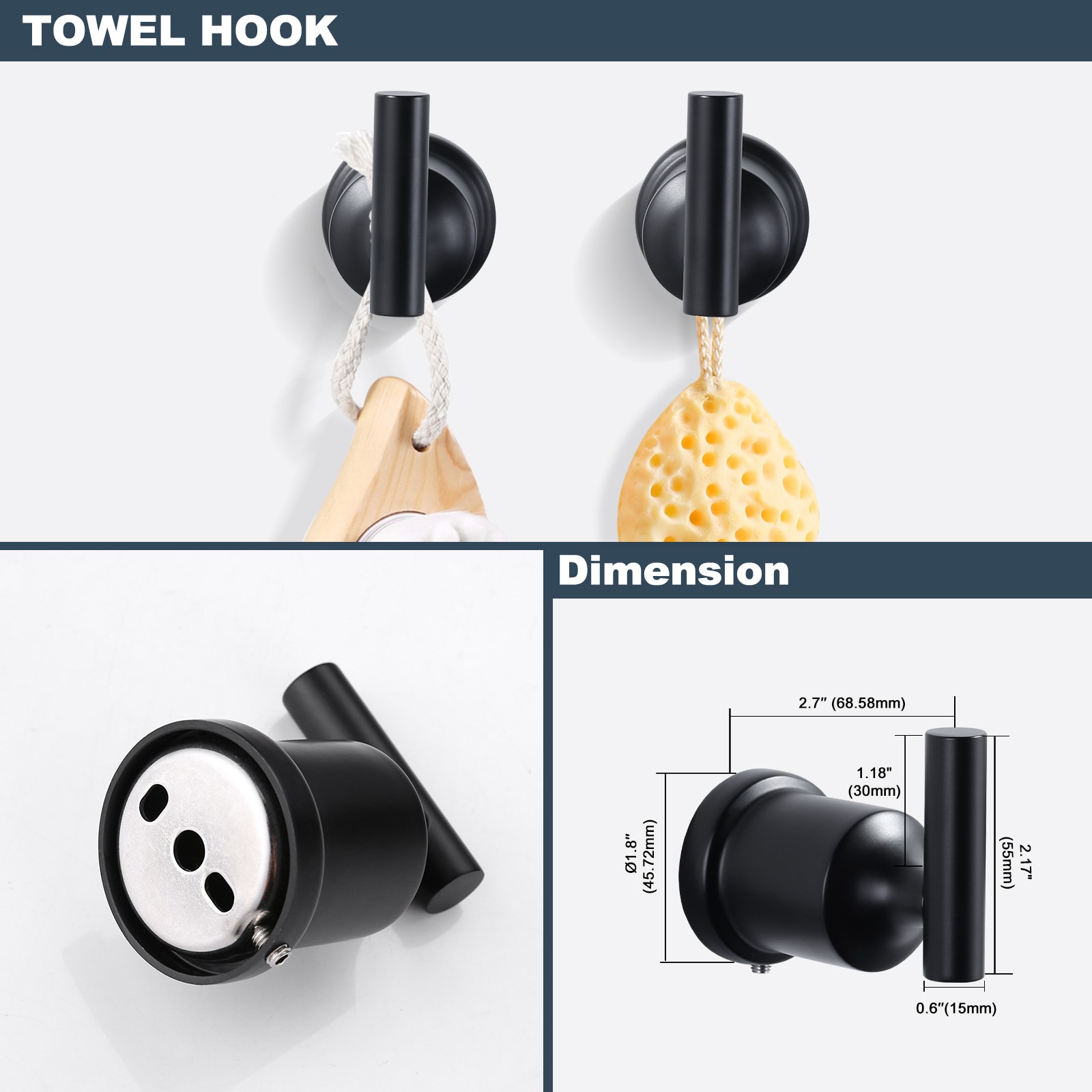 WOWOW 4030501B Decorative-Bath-Hardware-Kits - View #4