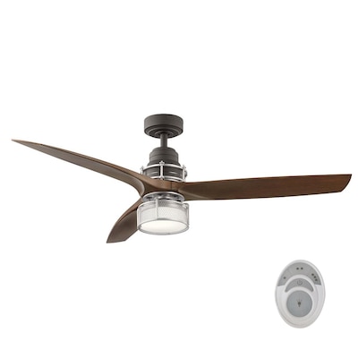 Kichler 54 In Satin Natural Bronze Led, 48 Aislee 3 Blade Ceiling Fan With Remote
