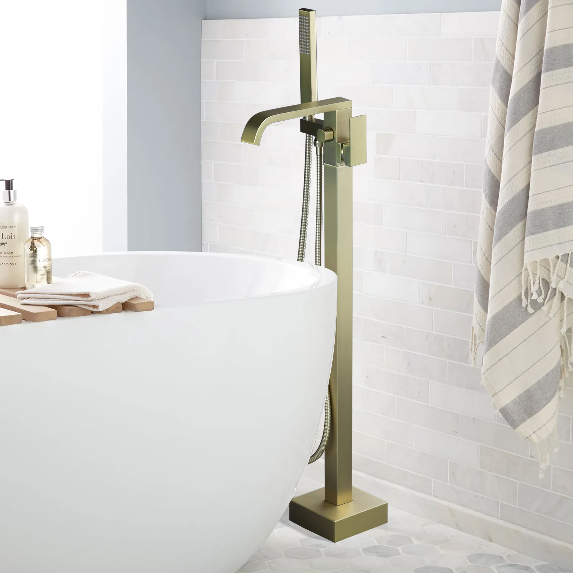 WELLFOR SPA-18004BG Roman-Tub-Faucets - View #11