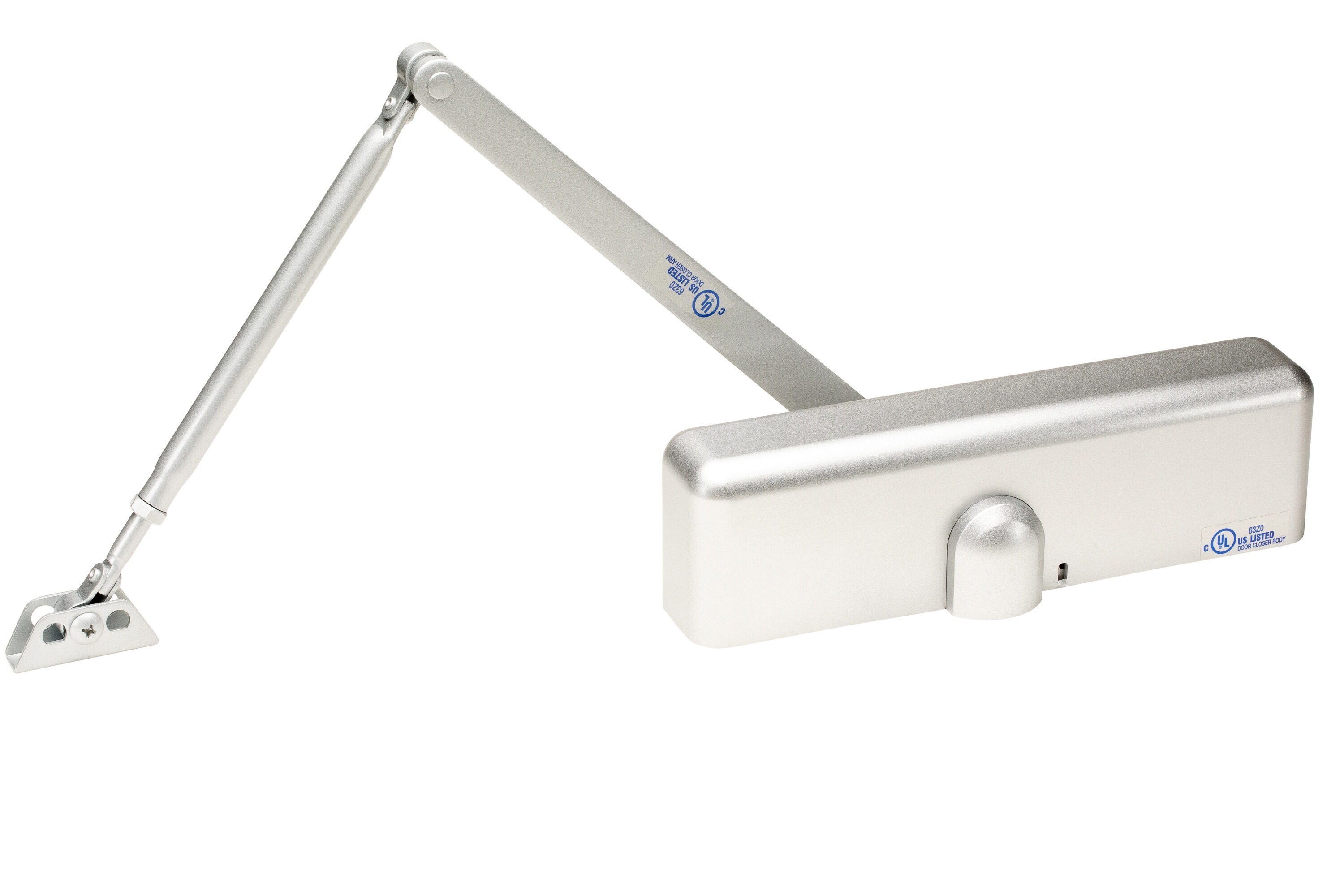 Global Door Controls TC2201ADAPACOVSXNAL Grade 1 Aluminum Commercial Door Closer