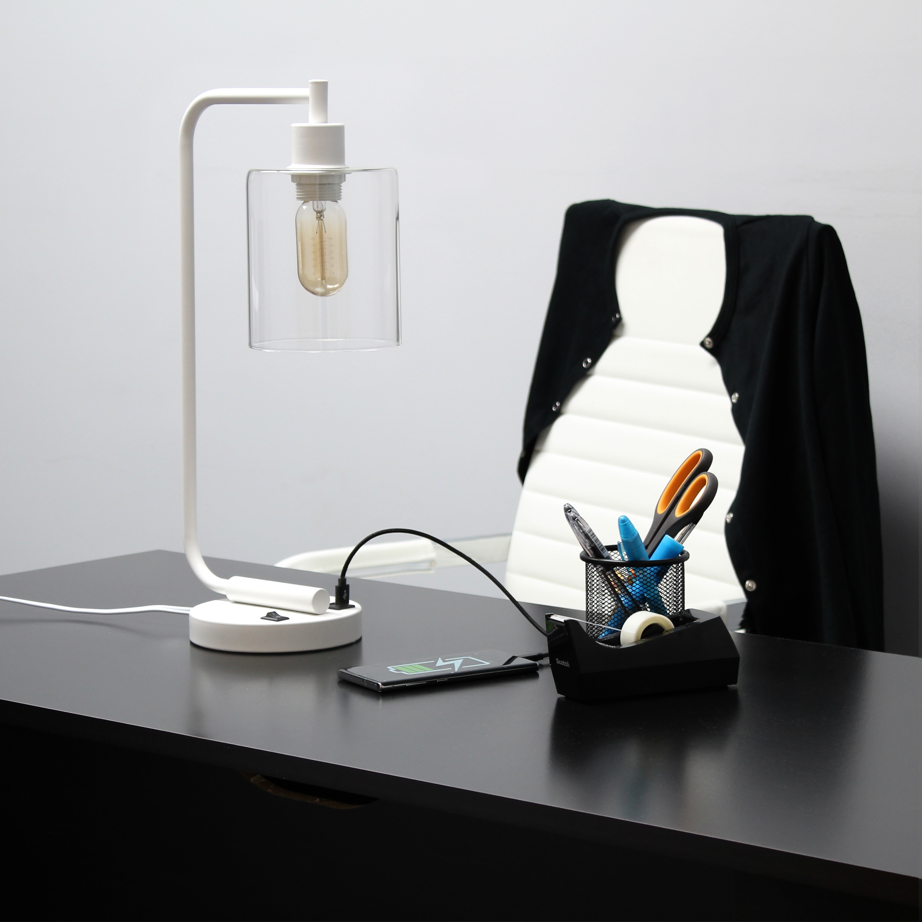 Lalia Home LHD-2002-WH Desk-Table-Lamps - View #4