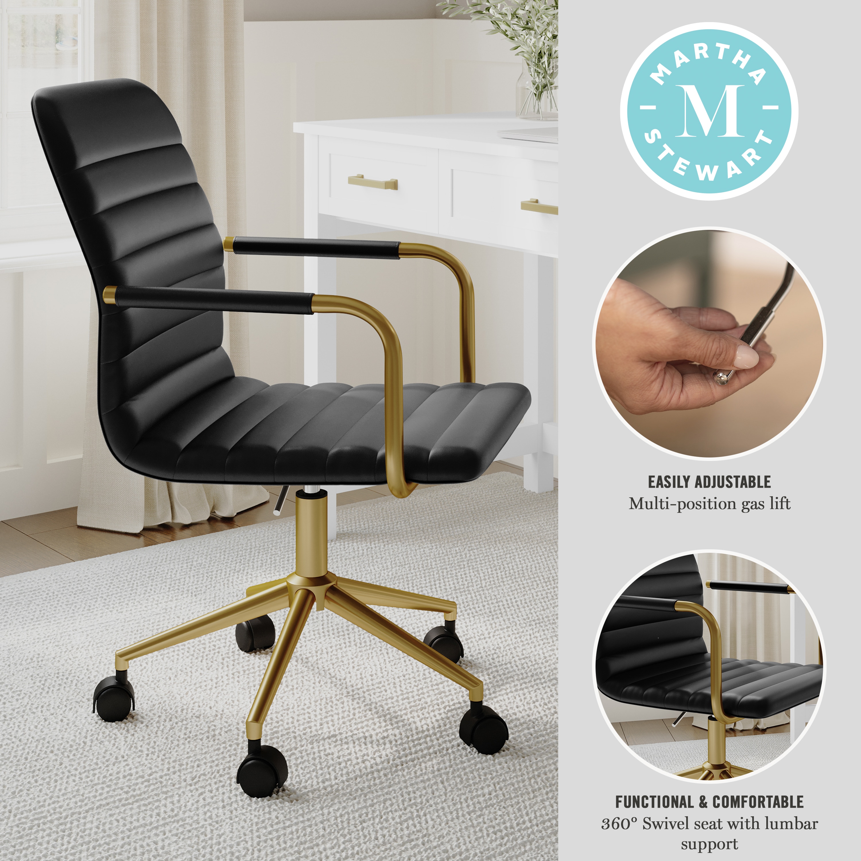 Martha Stewart 196861189197 Office-Chairs - View #3
