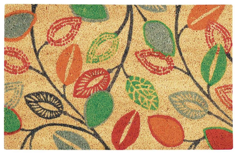 Nourison 32420 2-ft x 3-ft Gray Coir Rectangular Indoor Door mat