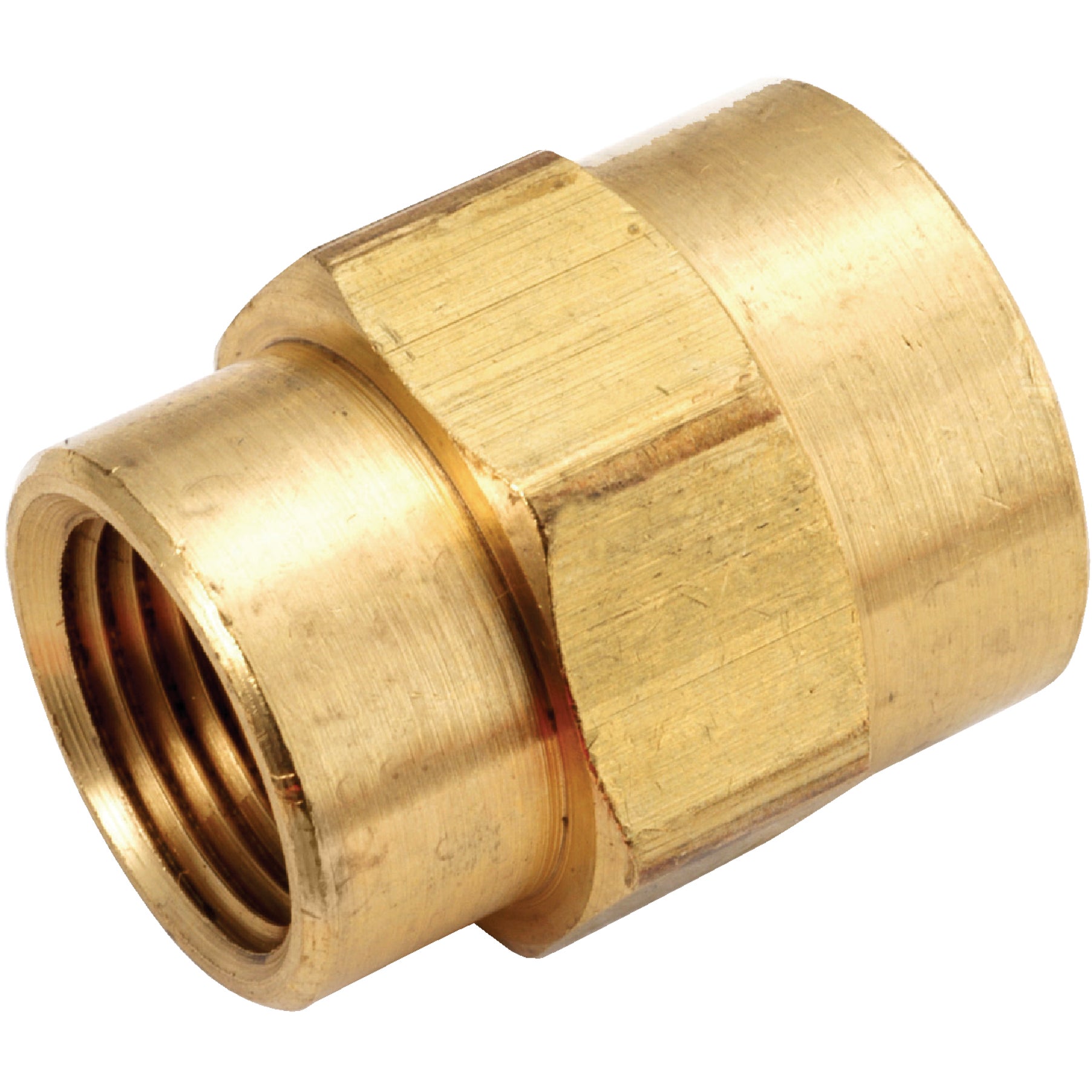 Anderson Metals 756119-0804 Pipe Fitting Bell Reducing Coupling Brass 1 ...