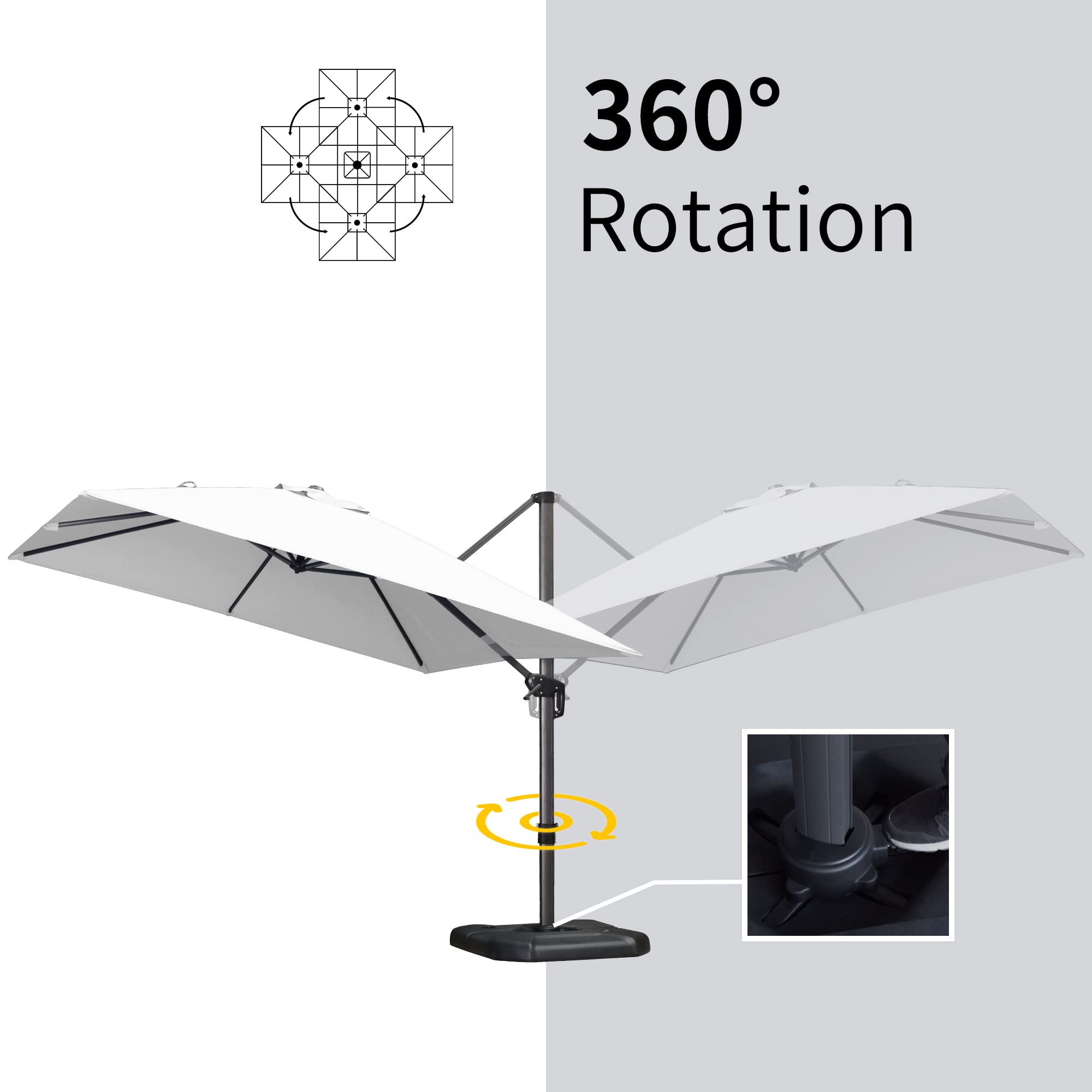 PURPLE LEAF LS04XHRC0911-WH Umbrellas-2 - View #7