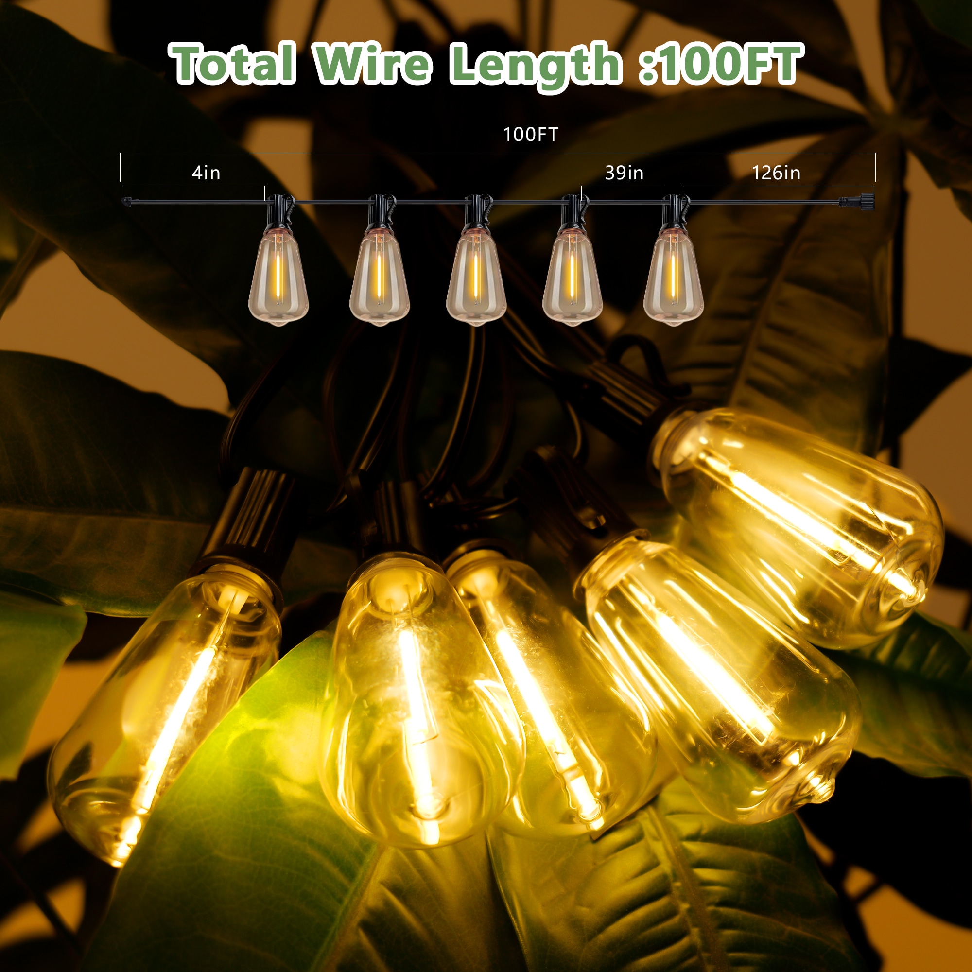 Poinic LTTZ-T274B Patio-String-Lights - View #5